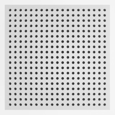 Painel Acústico Absorvedor Decorativo 60x60mm Maestra Branco