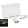 Lousa Luminaria Led Quadro Caneta Desenho Escrita Anotaçoes Recado Mesa Casa Quarto Escritorio Decor - 1