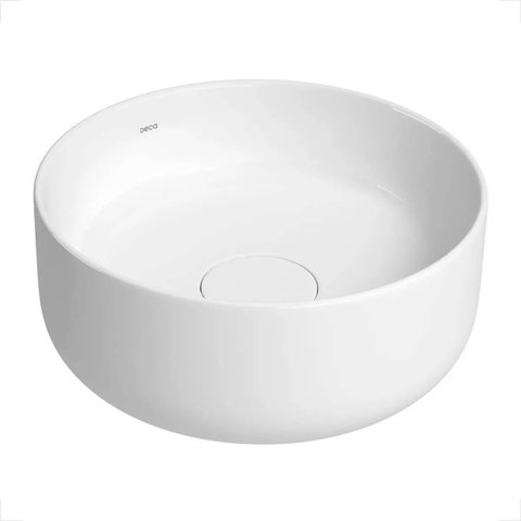 Cuba de Apoio Redonda Slim 30cm Branco Brilhante Deca
