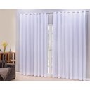 Ver imagem 3 de Cortina Microfibra com linho 2,80x2,50 Para Trilho Suíço:Branco