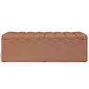 Ver imagem 3 de Calçadeira Recamier Baú para Cama Queen Dália 160x50 Cm W01 Linho Rosê - Lyam Decor