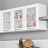 Armário 120cm 3 Portas de Vidro Premium Itatiaia - 3