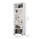 Ver imagem 2 de Livreiro Multiuso com Portas Samara Branco