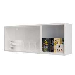 Armário Aereo de Cozinha Itatiaia Rose com 3 Portas Cor Preto - Arm-105 - 2