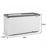 Conservador Horizontal Vidros Deslizantes 534 Litros 220V Profissional Gelopar - 4