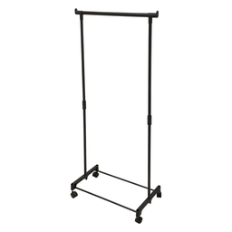 Cabideiro Duplo Arara Regulável Aço Sapateira Roupas 65x34x130 Tito - 2