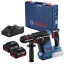 Ver imagem 1 de Martelete Rompedor 18v com 2 Baterias Carregador e Maleta Bosch-bivolt