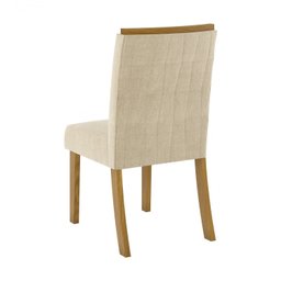 Conjunto Sala de Jantar Mesa Tampo Mdf e Vidro 8 Cadeiras Itália Espresso Móveis - 7 Conjunto Sala de Jantar Mesa Tampo Mdf e Vidro 8 Cadeiras Itália Espresso Móveis - 7