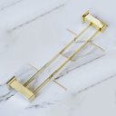 Ver imagem 4 de Porta Toalha de Banho Duplo em Aço Inox Gold Ducon Metais