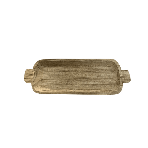 Centro de Mesa em Madeira Natural 80cm Rfn0004 Btc