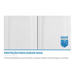 Paneleiro Duplo em Aço em Aço Alto 6 Portas Luce Itatiaia - 5