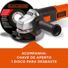 Esmerilhadeira Ângular G720-b2 4.1/2" 820w 127v Black&decker - 4