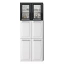 Ver imagem 2 de Paneleiro Duplo em Aço em Aço Alto 6 Portas Luce Itatiaia