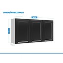 Ver imagem 6 de Armário de Cozinha em Aço 3 Portas 102cm Luce Itatiaia 