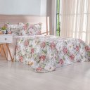Ver imagem 1 de Kit Cobre Leito Casal Ultra Lisse New 100% Poliéster 210x230cm Caterina