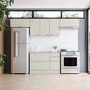 Ver imagem 1 de Cozinha Compacta 100% MDF 3 Aéreos e Balcão Pia com Tampo Fineze