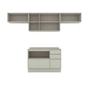 Ver imagem 4 de Cozinha Compacta 100% MDF 3 Aéreos e Balcão Pia com Tampo Fineze