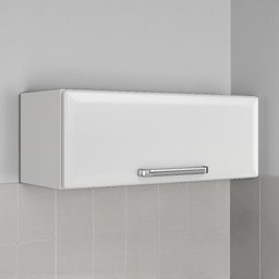 Armário de Cozinha em Aço 1 Porta Horizontal Basculante 70cm Luce Itatiaia  - 1