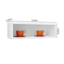 Ver imagem 3 de Armário de Cozinha em Aço 1 Porta Horizontal Basculante 70cm Luce Itatiaia Branco