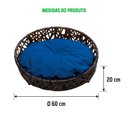 Ver imagem 3 de Cama Caminha Pet Chaise 60cm Futon Acquablock