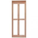 Ver imagem 1 de Porta de Madeira Camarão 213x74cm com Marco e Batente 14cm Ewk P25 Rondosul Abertura Direita