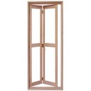 Ver imagem 3 de Porta de Madeira Camarão 213x74cm com Marco e Batente 14cm Ewk P25 Rondosul Abertura Direita