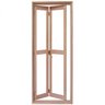 Porta de Madeira Camarão 213x74cm com Marco e Batente 14cm EWK P25 Rondosul  - 3