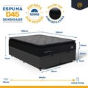 Ver imagem 5 de Cama Box Baú com Colchão de Espuma D45 Pillow Top Suport Prime Queen 158cm