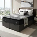 Ver imagem 3 de Cama Box Baú com Colchão de Espuma D45 Pillow Top Suport Prime Queen 158cm