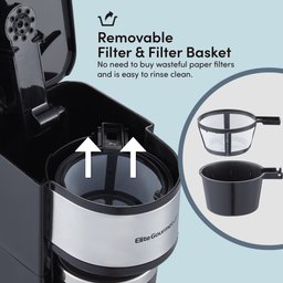 Elite Gourmet Ehc112 Cafeteira Elétrica Compacta 0,4l Berinjela - 5