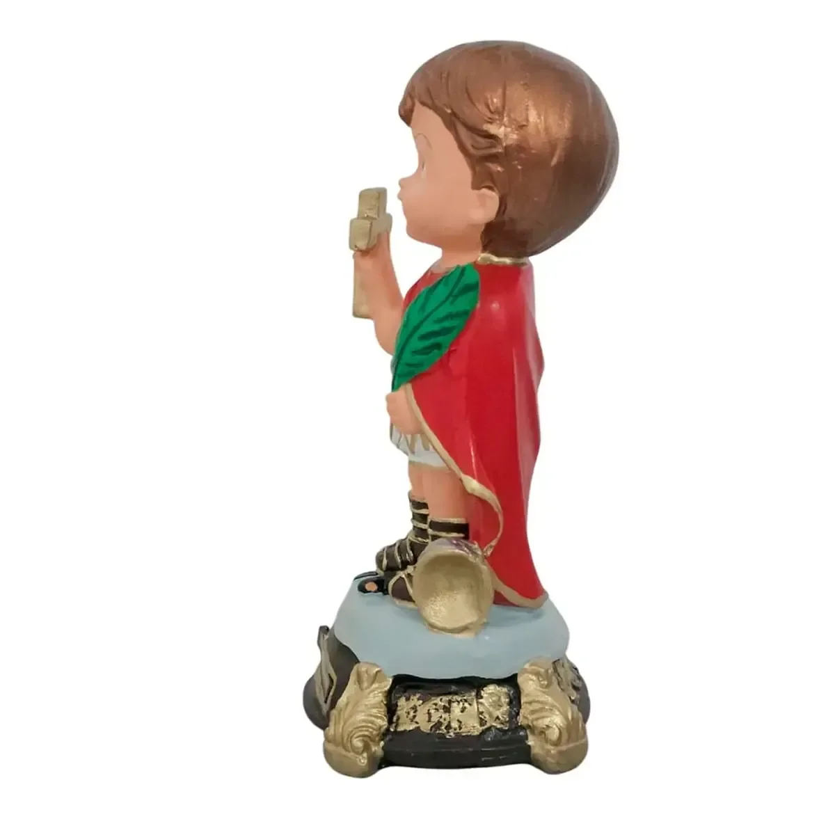 Ver imagem 3 de Imagem de Santo Expedito Infantil de Borracha Inquebrável - 15 cm
