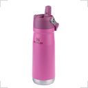 Ver imagem 1 de Garrafa Térmica Stanley Flip Straw 651ml Academia Rosa Azalea:rosa Azalea