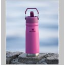 Ver imagem 6 de Garrafa Térmica Stanley Flip Straw 651ml Academia Rosa Azalea:rosa Azalea