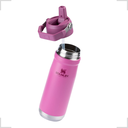 Ver imagem 2 de Garrafa Térmica Stanley Flip Straw 651ml Academia Rosa Azalea:rosa Azalea