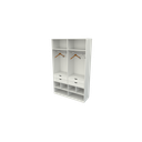 Ver imagem 4 de Armário Arara Gaveta Sabrina M11 100% Mdf (closet Gaveta) Vetorial Móveis 7892089240537 Branco