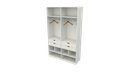 Ver imagem 4 de Armário Arara Gaveta Sabrina M11 100% Mdf (closet Gaveta) Vetorial Móveis 7892089240537 Branco