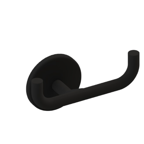 Cabide Duplo Round Preto Fosco - Crismoe