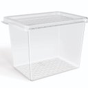 Ver imagem 1 de Organizador de Geladeira Multiuso Cozinha 1,3l com Tampa Transparente Frutas Verduras Uz