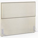 Ver imagem 1 de Cabeceira Box King Com Tachas 195 cm Vicenza L02 Linho Champagne - Lyam Decor