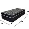 Cama Solteirão Conjugado Especial Ortopédico - Preto - 4