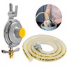 Regulador Registro de Gás de Cozinha Vazão 2kg/h + Mangueira 80cm com Abraçadeiras | Aliança - 7
