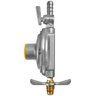 Regulador Registro de Gás de Cozinha Vazão 2kg/h + Mangueira 80cm com Abraçadeiras | Aliança - 6