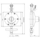 Ver imagem 3 de Regulador Registro de Gás de Cozinha Vazão 2kg/h + Mangueira 80cm com Abraçadeiras | Aliança