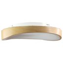 Ver imagem 7 de Luminária Plafon Sobrepor Madeira Moderno Led 3 Tons Teto Iluminação Sala Quarto Decoração Escritori