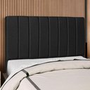 Ver imagem 2 de Cabeceira Casal 140 Cm com Frame Dalia Linho Preto Artte