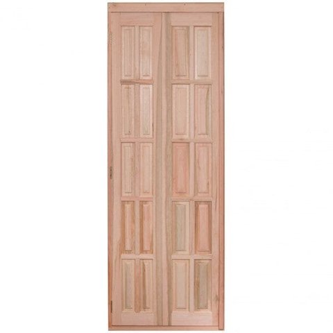 Porta de Madeira Camarão 213x84cm com Marco e Batente 14cm Ewk P26 Rondosul Abertura Esquerda