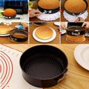 Ver imagem 4 de Forma de Bolo Walfos, Forma de Metal Redonda para Cozinha, Material Antiaderente 20 Cm