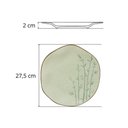 Ver imagem 4 de Conjunto 2 Pratos Rasos 27,5 Cm Ryo Bambu Porcelana Oxford