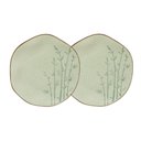 Ver imagem 1 de Conjunto 2 Pratos Rasos 27,5 Cm Ryo Bambu Porcelana Oxford
