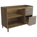 Ver imagem 3 de Armário de Cozinha Balcão 2 Portas e 3 Gavetas 120cm com Pés M624 Botanic Kappesberg